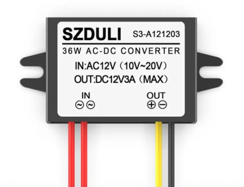 12V-20V AC zu 12V DC Konverter 3A