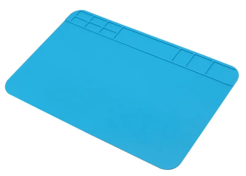 Flexible Silikon-Lötmatte 30x20cm blau
