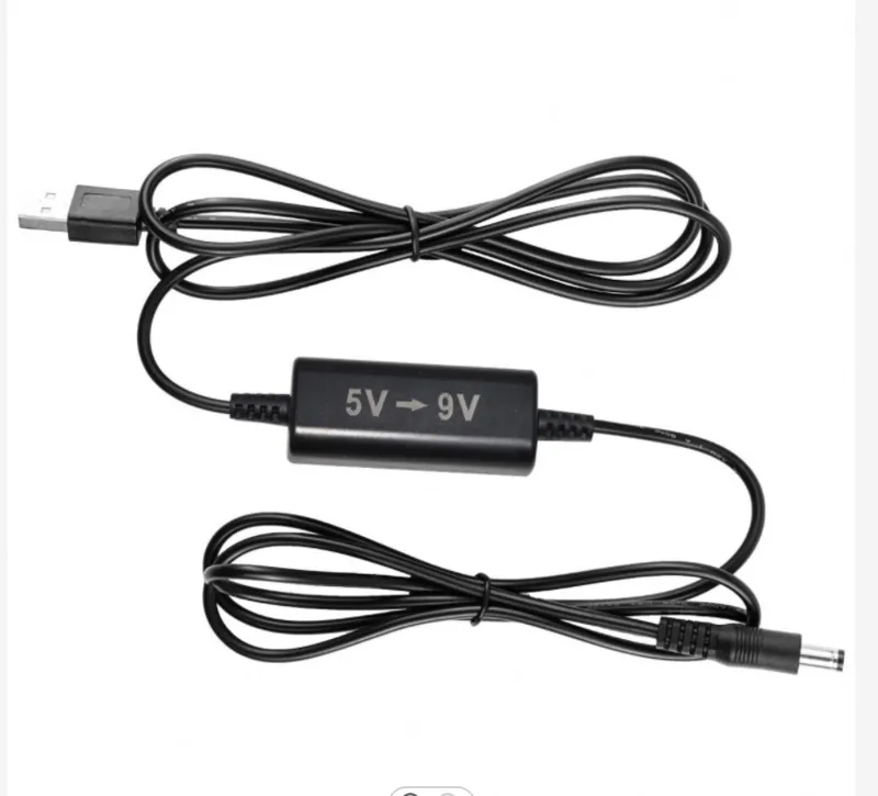 USB-Step-Up-Kabel von 5V auf 9V