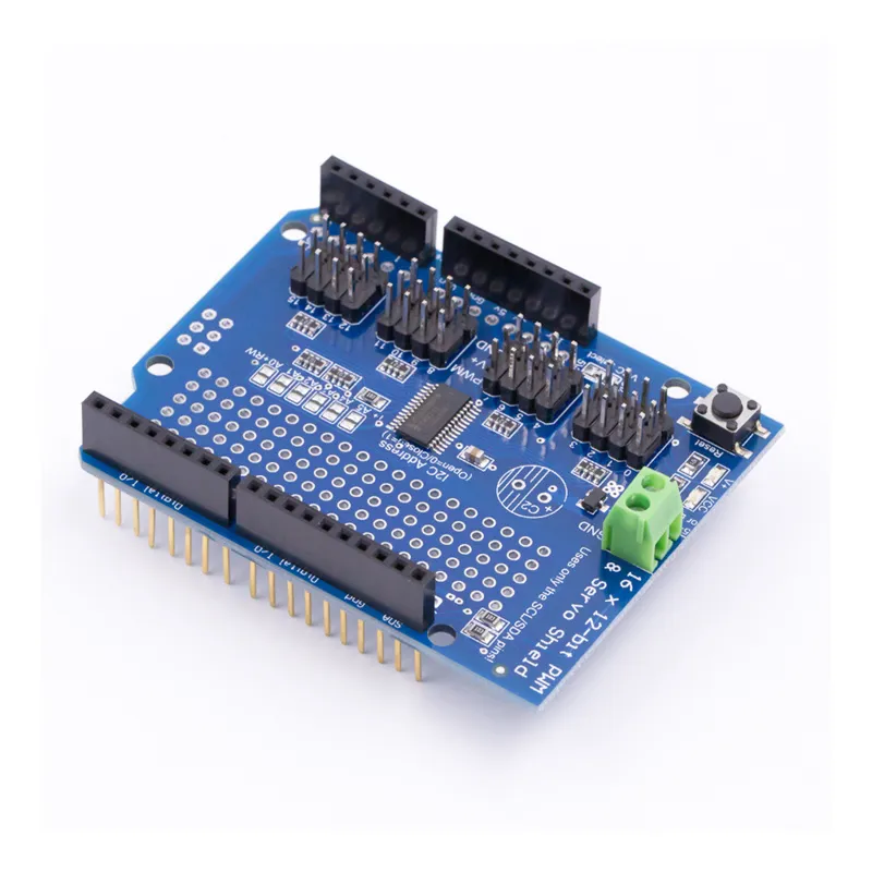 16-Kanal 12-Bit PWM- und Servo-Shield mit I2C-Schnittstelle für Arduino UNO R3