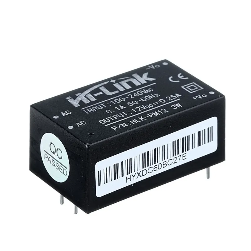 220VAC auf 12VDC 0,25A Konvertermodul HLK-PM12