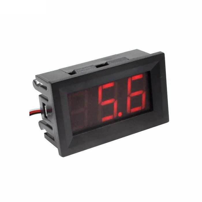 Voltmeter 3.5-30V - Rot, 0.56inch, 2 Drähte.