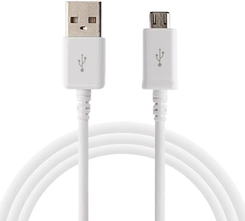 USB-A auf Micro-USB-Kabel 1 Meter Weiß