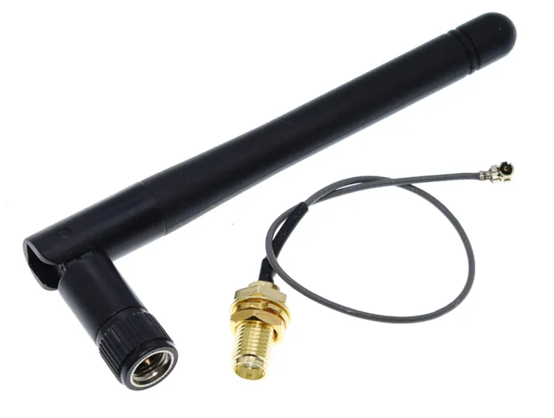 2.4Ghz WiFi-Antenne mit SMA- auf uFL Ipex-Stecker