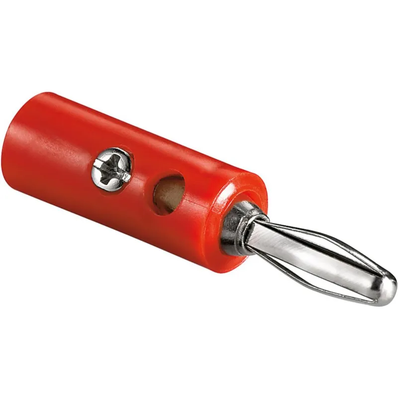 Bananenstecker 4mm Rot
