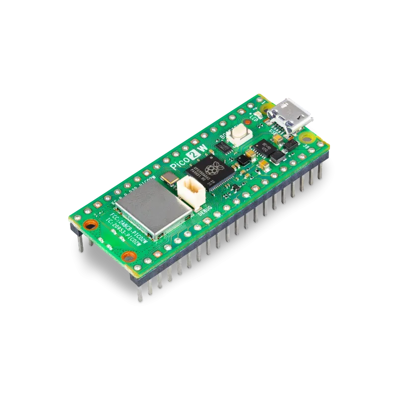 Raspberry Pi Pico 2WH mit WiFi und vorverlöteten Headers